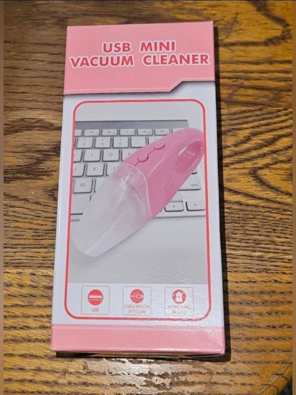 USB Mini Vacuum Cleaner - Pink